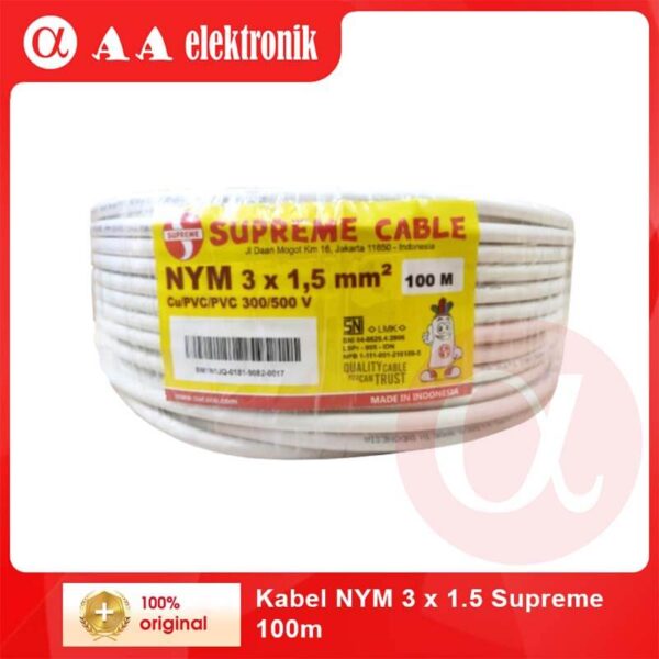 Kabel NYM 3 x 1.5 Supreme 100m