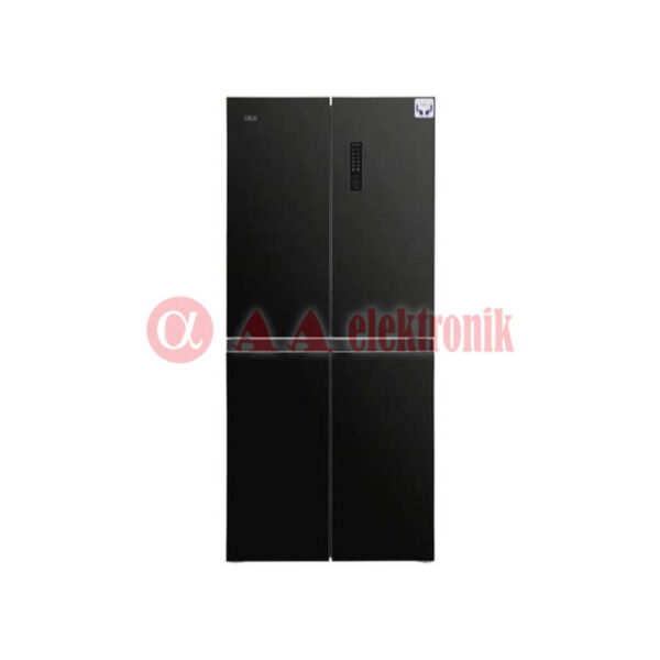 Kulkas Gea G4D-404 Black Glass (Inverter)