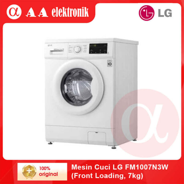 Mesin Cuci LG FM1007N3W (Front Loading, 7kg)